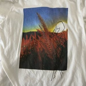 White top with graphic